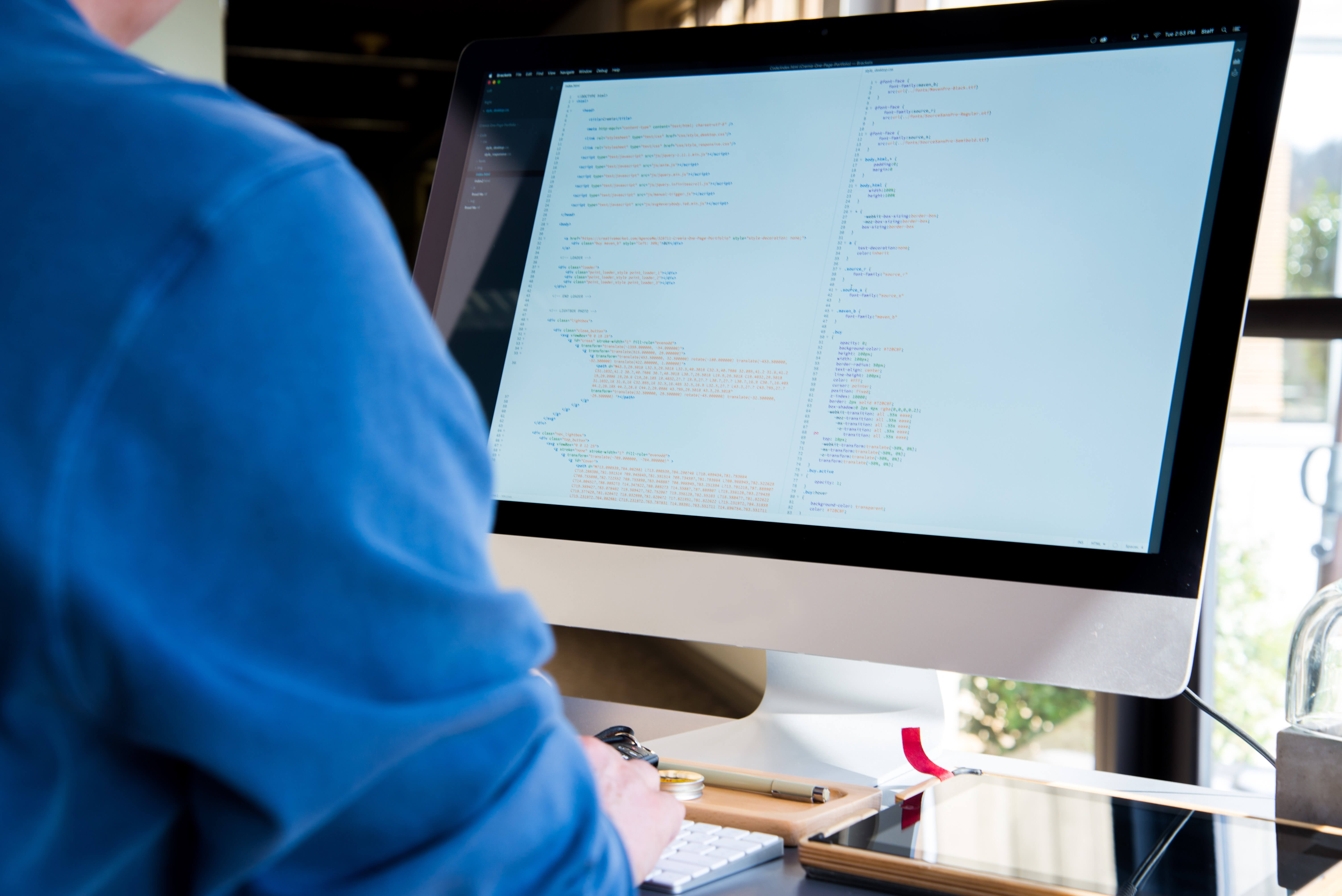 People working remotely