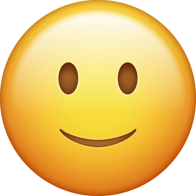 a smile emoji